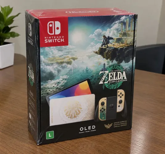 Nintendo Switch oled 64gb legend of zelda NOVO caixa lacrada