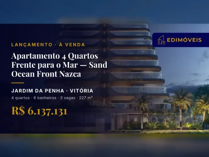 Seu Novo Lar: Apartamento Frente para o Mar em Jardim da Penha