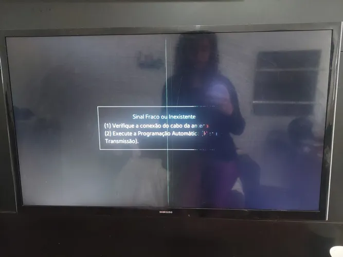 Tv smart Samsung para retirada de peças