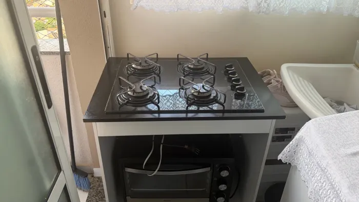 Bancada + Cooktop Conjunto Completo