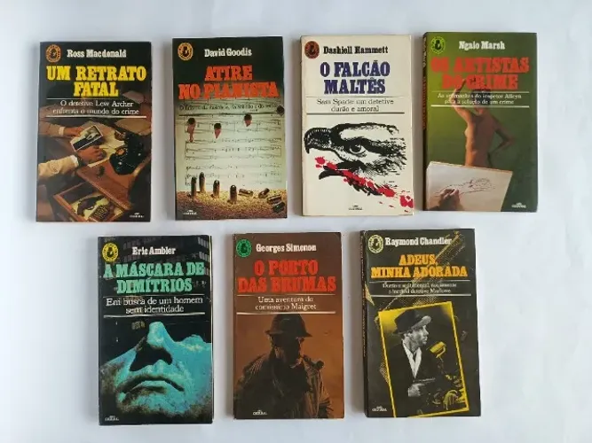 Lote de 7 livros - Série Mistério e Suspense de 1984 - Editora Abril Cultural