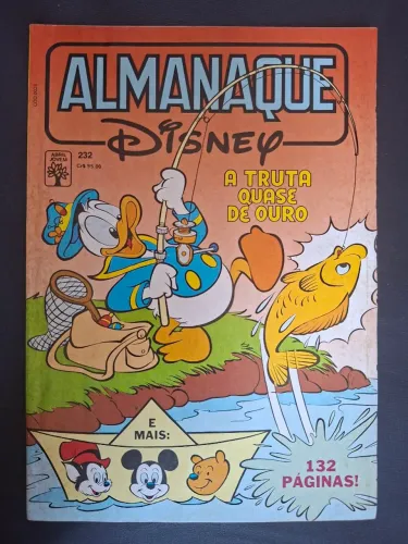 Almanaque Disney Numero 232 Editora Abril Jovem - A Truta Quase de Ouro