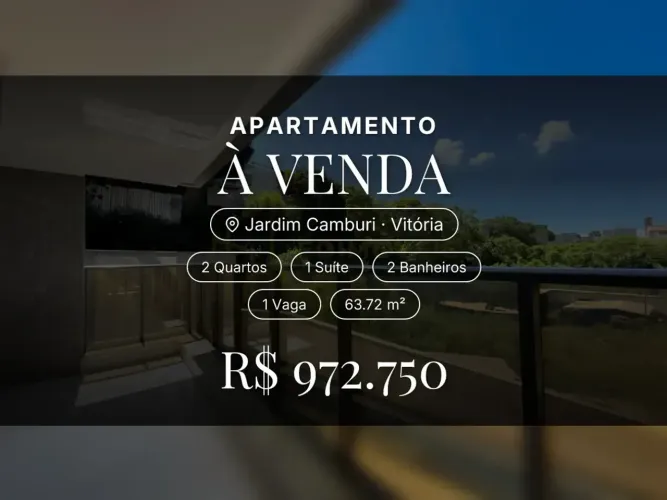 Apartamento Moderno em Jardim Camburi: Varanda Livre e Sol da Manhã!