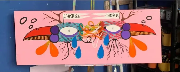 Quadro pintura Obra de Arte 
