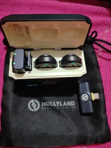 Microfone Sem Fio Hollyland Lark M2 Combo - 2 Microfones