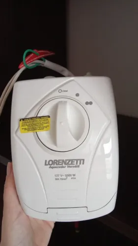 Aquecedor de Água Elétrico Versátil Lorenzetti Branco 5500W 110V (NOVO)