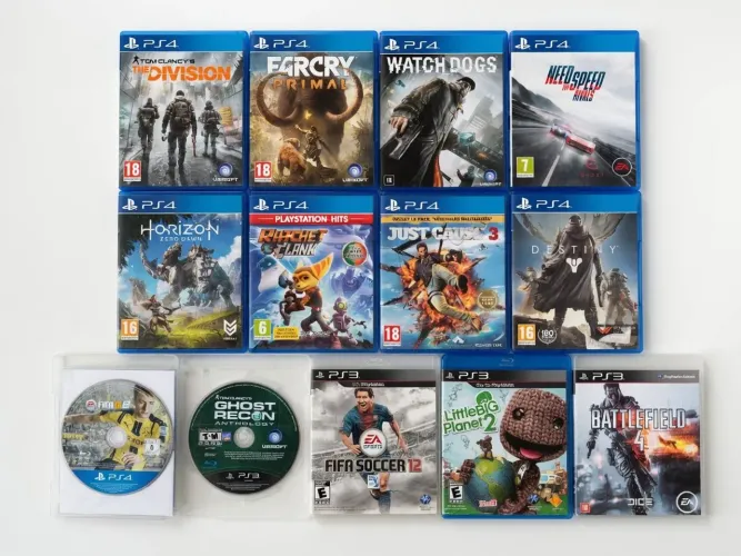 Jogos de ps4 e ps3, monte seu kit ou compre separado (comprando todos sai por 500$)