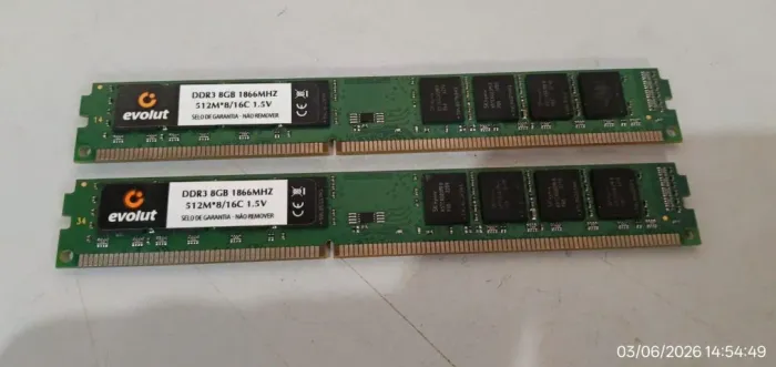 MEMORIA DDR3 P/ PC 8GB PC3-1866MHZ 