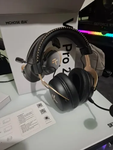 MCHOSE V9 Pro 2 - Preto e Dourado (Novo)