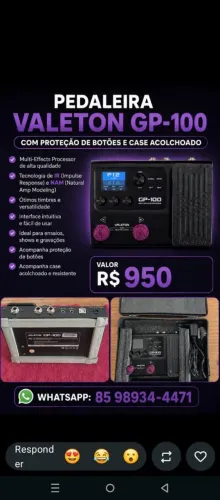Pedaleira GP100 Valeton