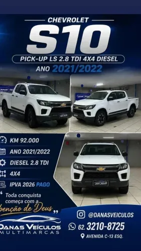 Chevrolet S10 Pick-up LS 2.8 TDI 4X4 CD Dies. Mec. 2022