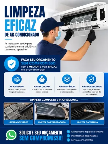 Limpeza de ar condicionado 
