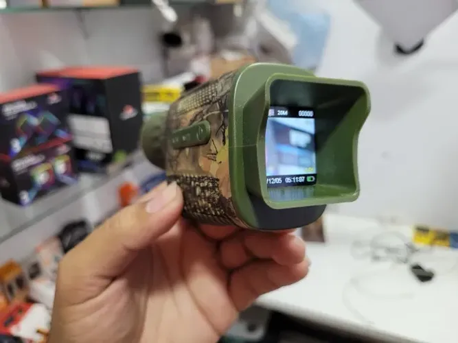 Monóculo de Visão Noturna Infravermelho Tático Camuflado Digital