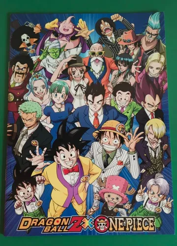 Cadernos Dragon Ball One Piece x7