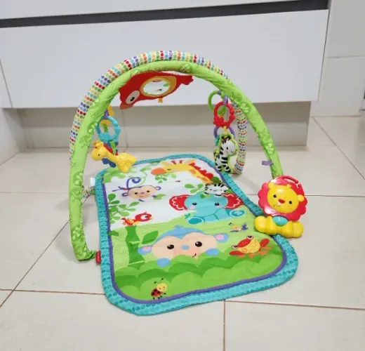 Tapete de Atividades Amigos Da Floresta 3 Em 1 - Fisher Price