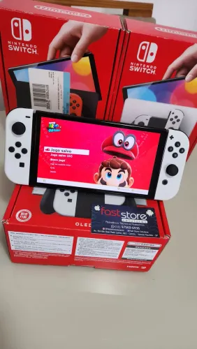 Nintendo switch oled NOVO desbloqueado! Com jogos + garantia!