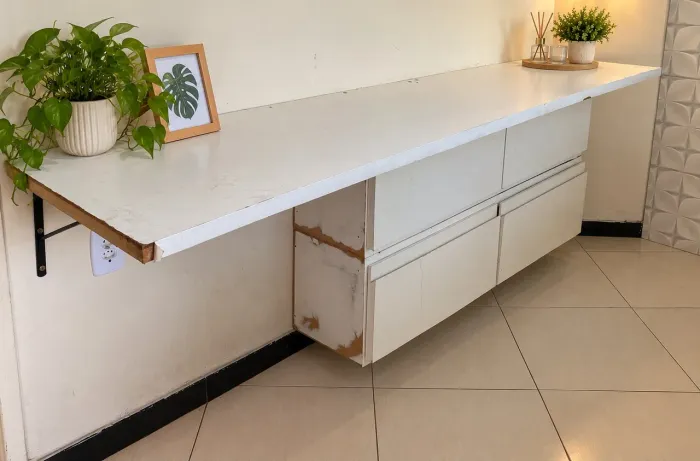 Escrivaninha Penteadeira Mesa Escritório com Armário