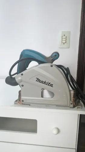 Serra Circular de Trilho Makita SP6000 220V + 2 Trilhos + Saco de Pó