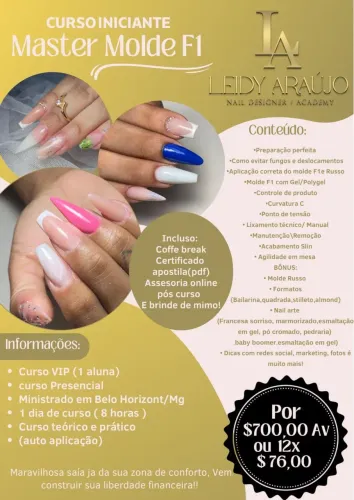 Curso alongamento de unha