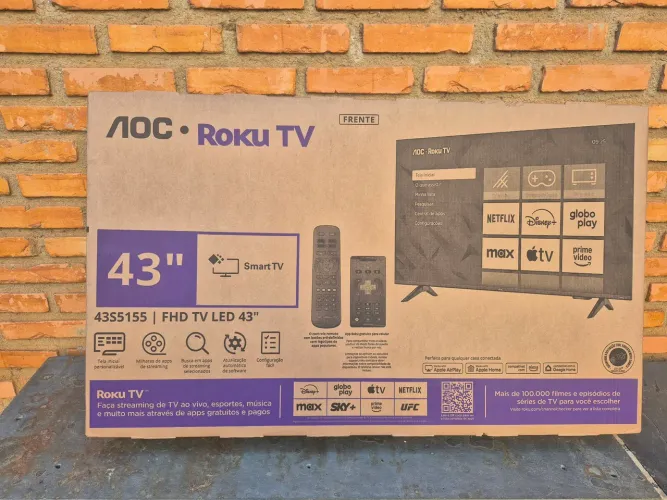 Tv AOC led full hd LACRADA !!!NA CAIXA!!
