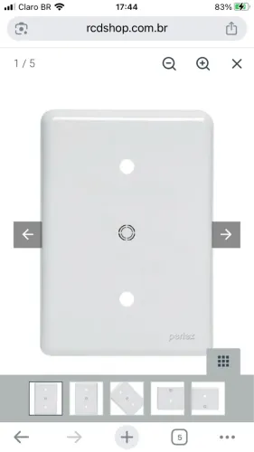 Placa Cega 4 x 2 Perlex 