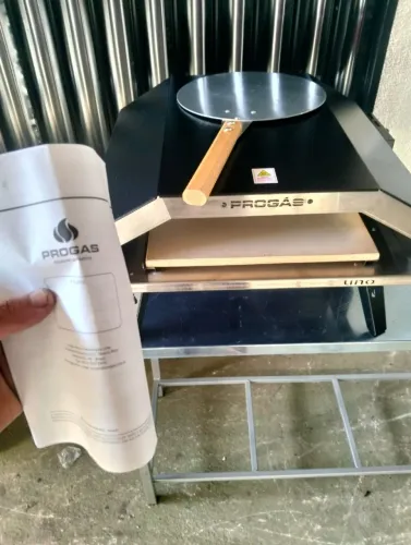 Forno refratário a gás uno pro 40 pra pizza NOVO!