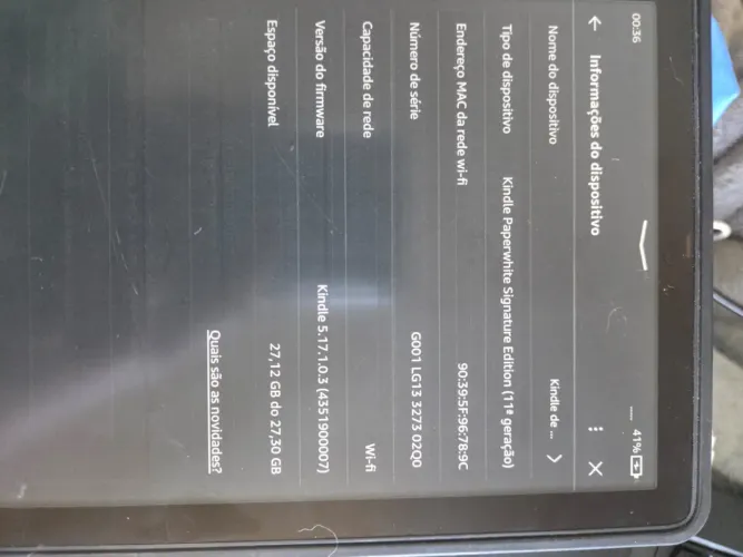 Kindle 11° Ger 27gb