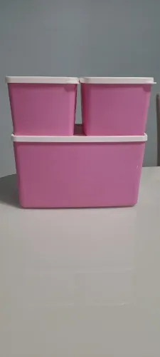 Tupperware Caixa Ideal 2,8L + 2 Jeitosinha 800ml Tupperware