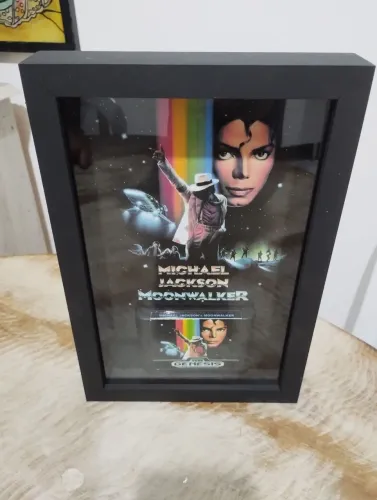 Quadro Gamer Michael Jackson Mega driver