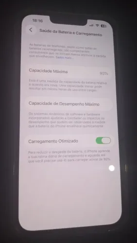 Vendi iphone 13 saúde bateria 93%