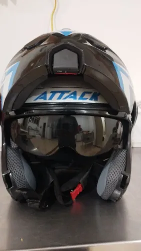 Capacete attack evo escamoteável Tam 60 novo