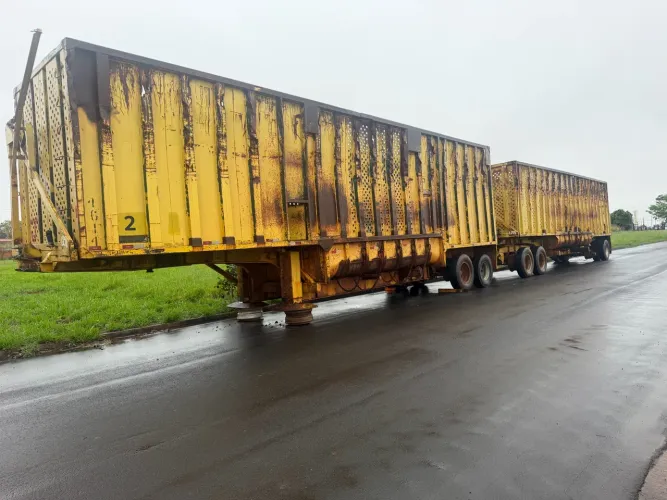 Rodotrem canavieiro cana picada randon