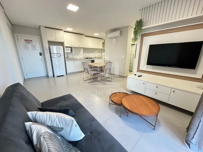APARTAMENTO TOTALMENTE MOBILIADO PARA VENDA NO EDIFÍCIO CANCUN