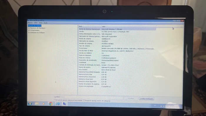 Notebook a Venda