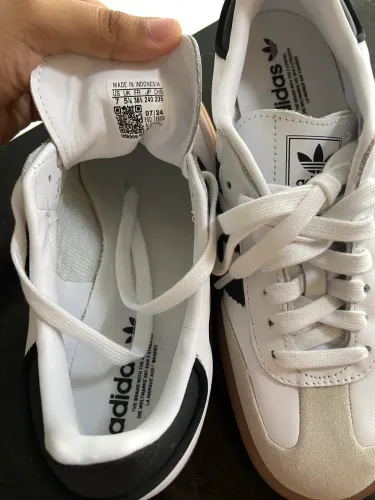 Adidas Samba Branco - Tamanho 7 (EUA) / 36 BR