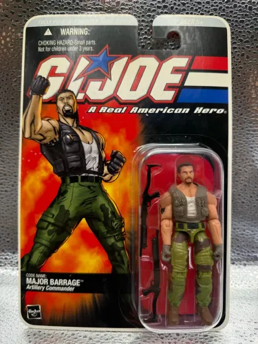 Gi Joe A Real American Hero Major Barrage Artillery Commander - 2005 - Comandos em ação