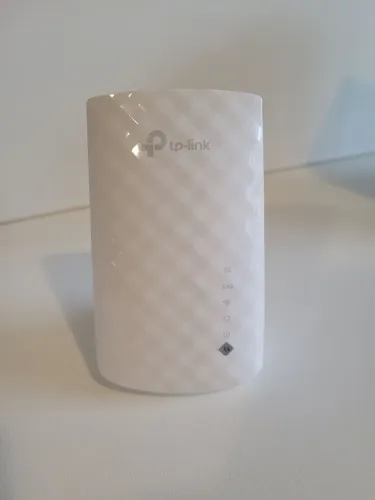 Repetidor Sinal Wi-Fi TP-Link RE200 AC750 Dual Band 2.4GHz e 5GHz Cor Branco