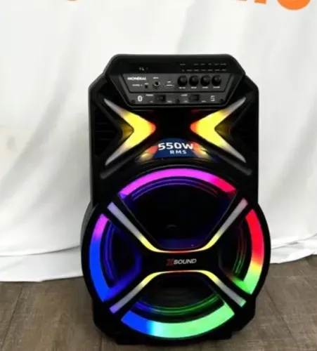 Caixa de som mondial modelo novo 550w de potência