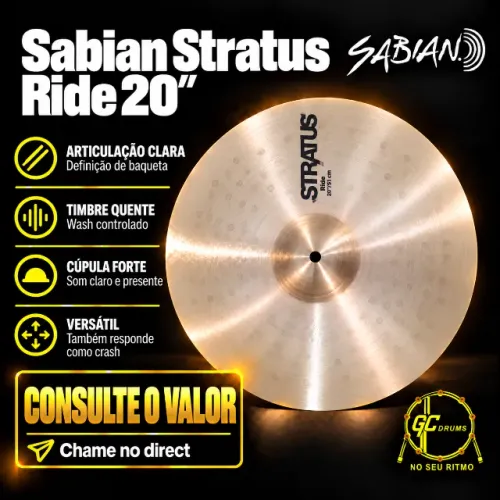 RIDE SABIAN STRATUS 20´