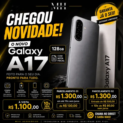 Samsung Galaxy A17 - 128gb - Novo / Original