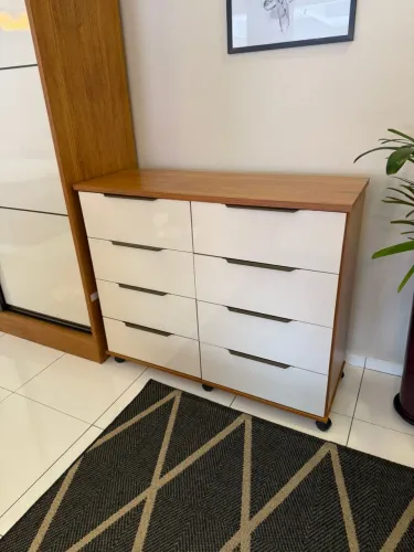 Cômoda 8 gavetas MDF NOVA - Entregamos! 