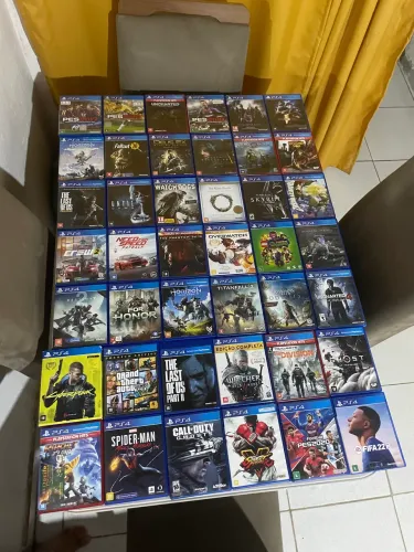 Jogos ps4 e ps5 com leitor de disco preço na descrição pode testar na hora