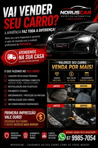Valorize seu carro antes de vender com a NorusCar!<br>