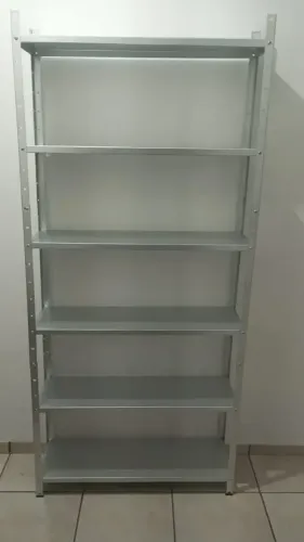 Estante Prateleira de Aço 6 Bandejas Galvanizada ( Nova lacrada na caixa)