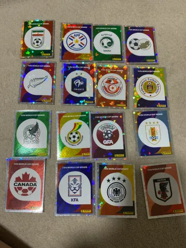Escudos álbum copa 2026 originais