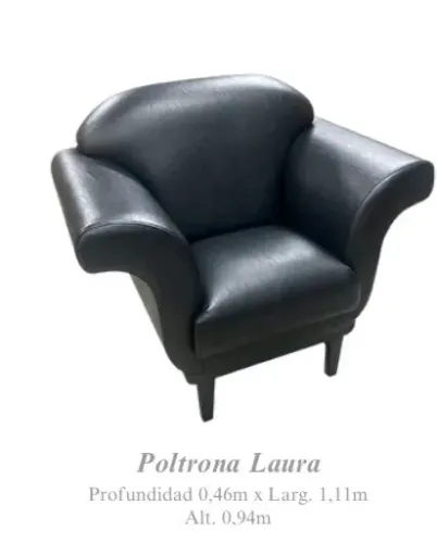Vendo poltrona preta