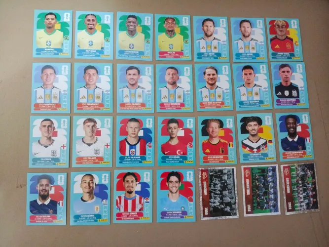 Craques da copa em perfeito estado