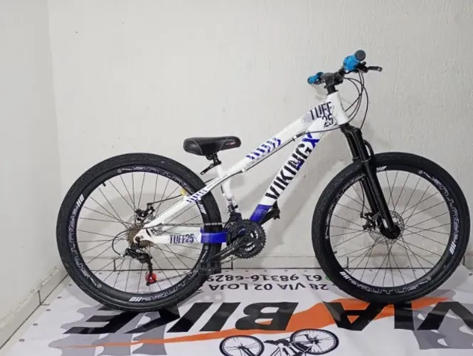 Bicicleta Gi tufão Grau Aro 26 VikingX Tuff 25 Com Nota
