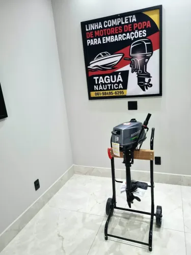 Motor Hidea 3HP 2 Tempos, Pra Caiaques e Barcos, Novo Garantia Promoção à Pronta Entrega