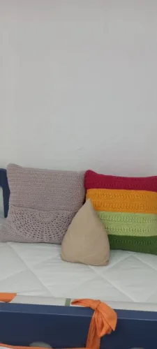 Almofadas em crochê